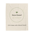 Basset Hound Cozy Blanket — Life is better with a Basset Hound
