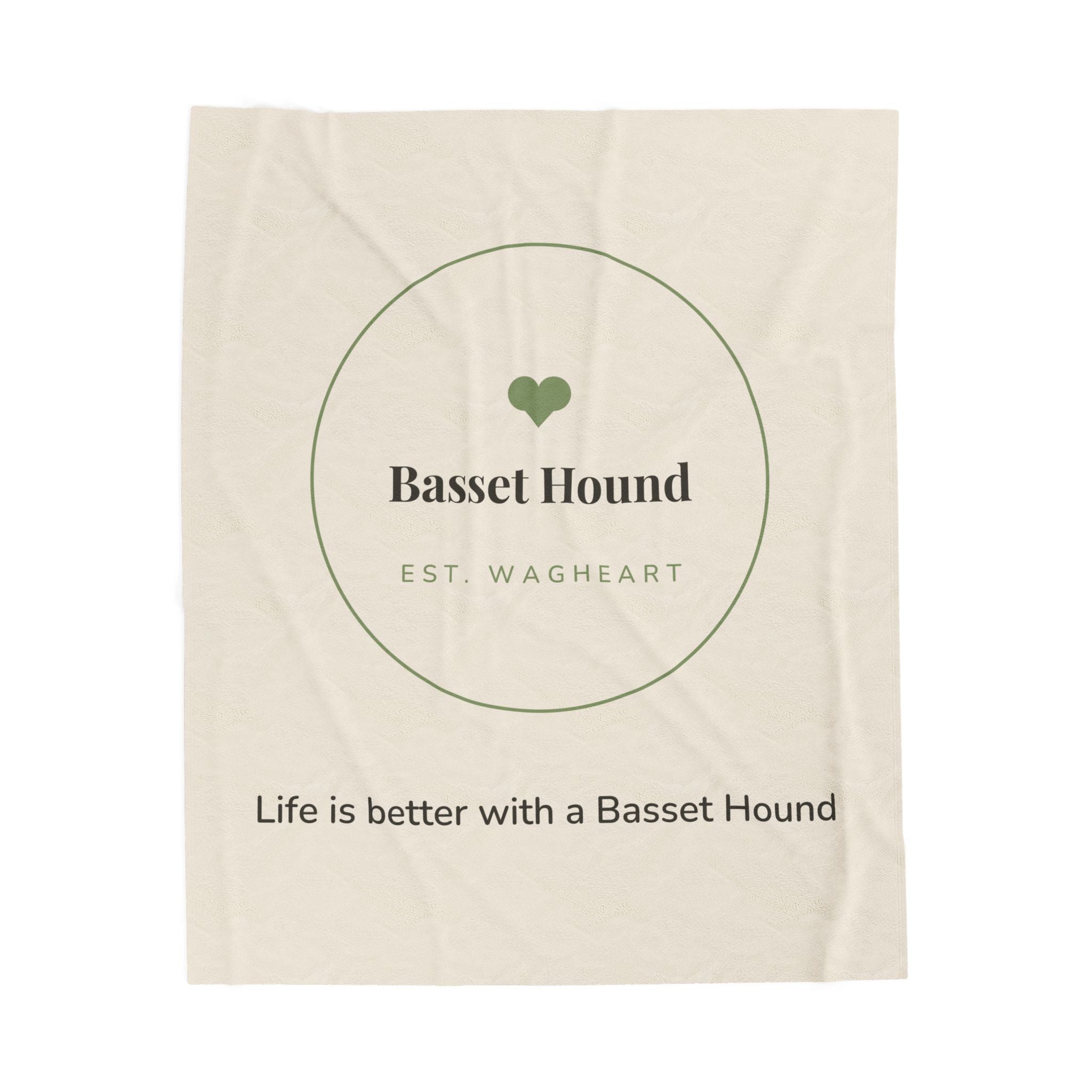 Basset Hound Cozy Blanket — Life is better with a Basset Hound