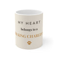 Cavalier King Charles Spaniel Mug — My heart belongs to a Cavalier King Charles Spaniel
