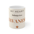 Havanese Mug — My heart belongs to a Havanese