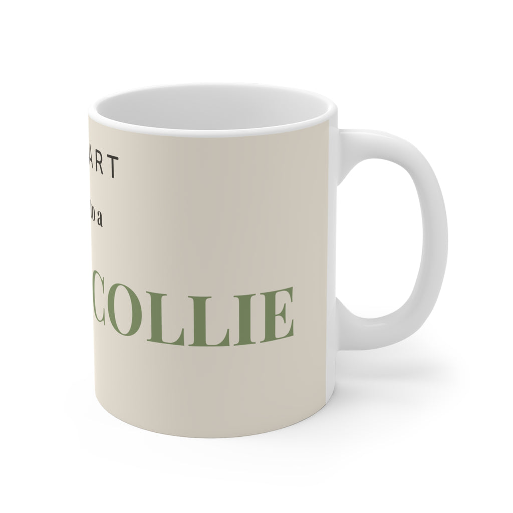 Border Collie Mug — My heart belongs to a Border Collie