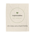 English Bulldog Cozy Blanket — Life is better with an English Bulldog