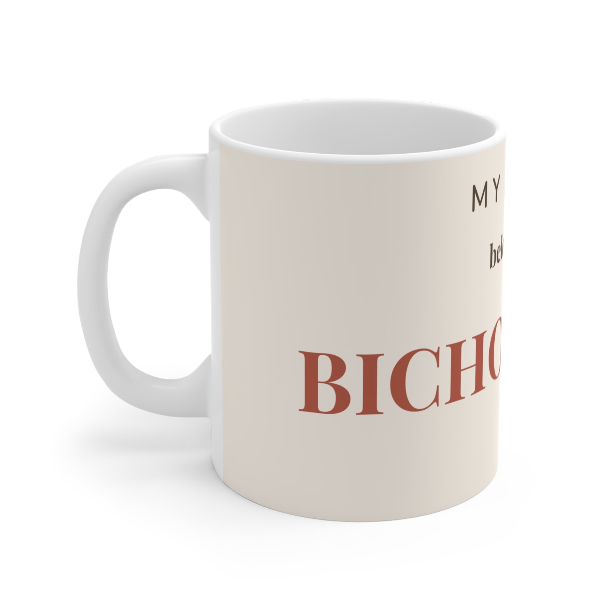 Bichon Frise Mug — My heart belongs to a Bichon Frise