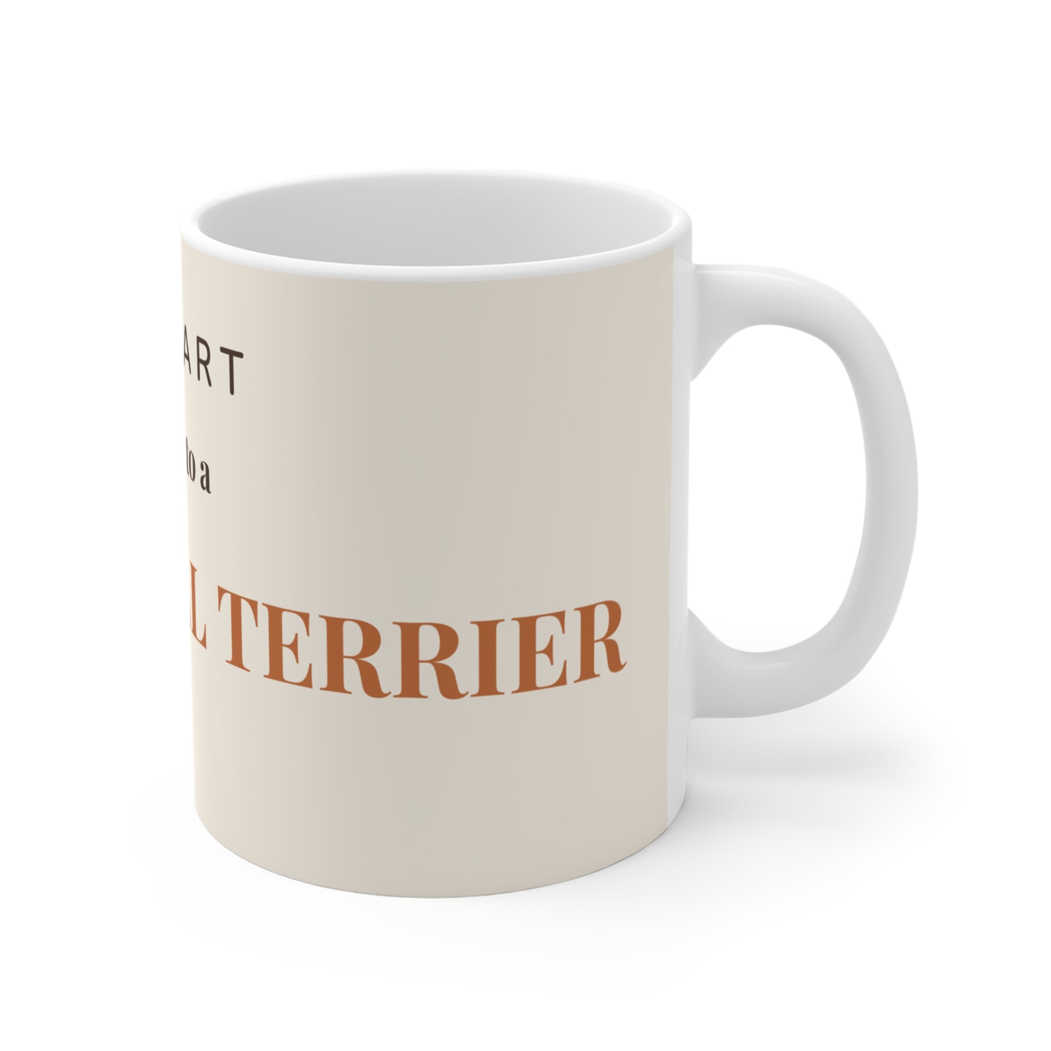 Jack Russell Terrier Mug — My heart belongs to a Jack Russell Terrier