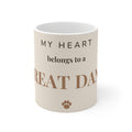 Great Dane Mug — My heart belongs to a Great Dane