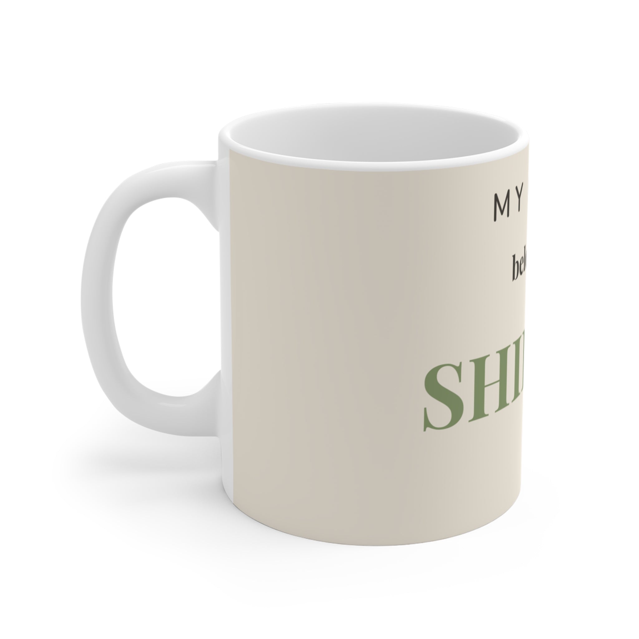 Shih Tzu Mug — My heart belongs to a Shih Tzu