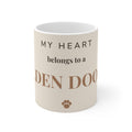 Golden Doodle Mug — My heart belongs to a Golden Doodle