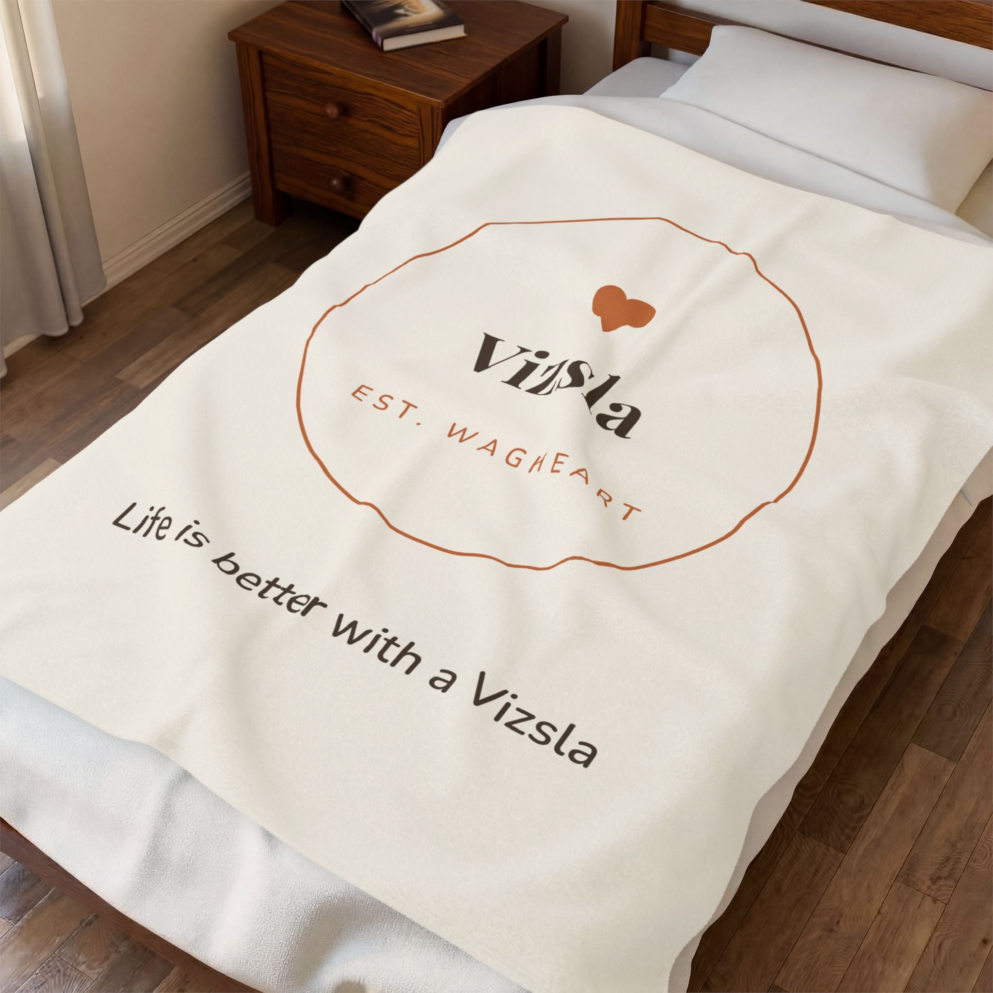 Vizsla Cozy Blanket — Life is better with a Vizsla