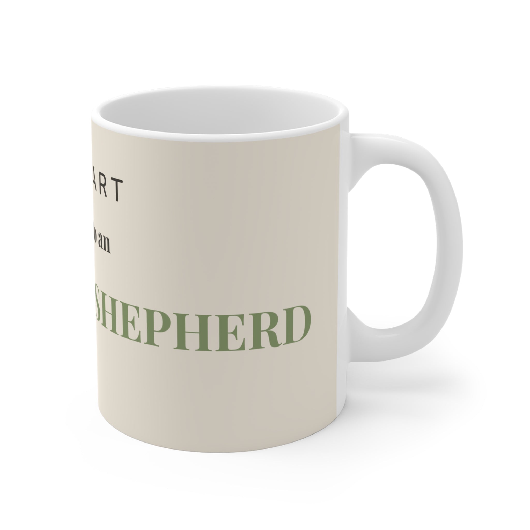 Australian Shepherd Mug — My heart belongs to an Australian Shepherd