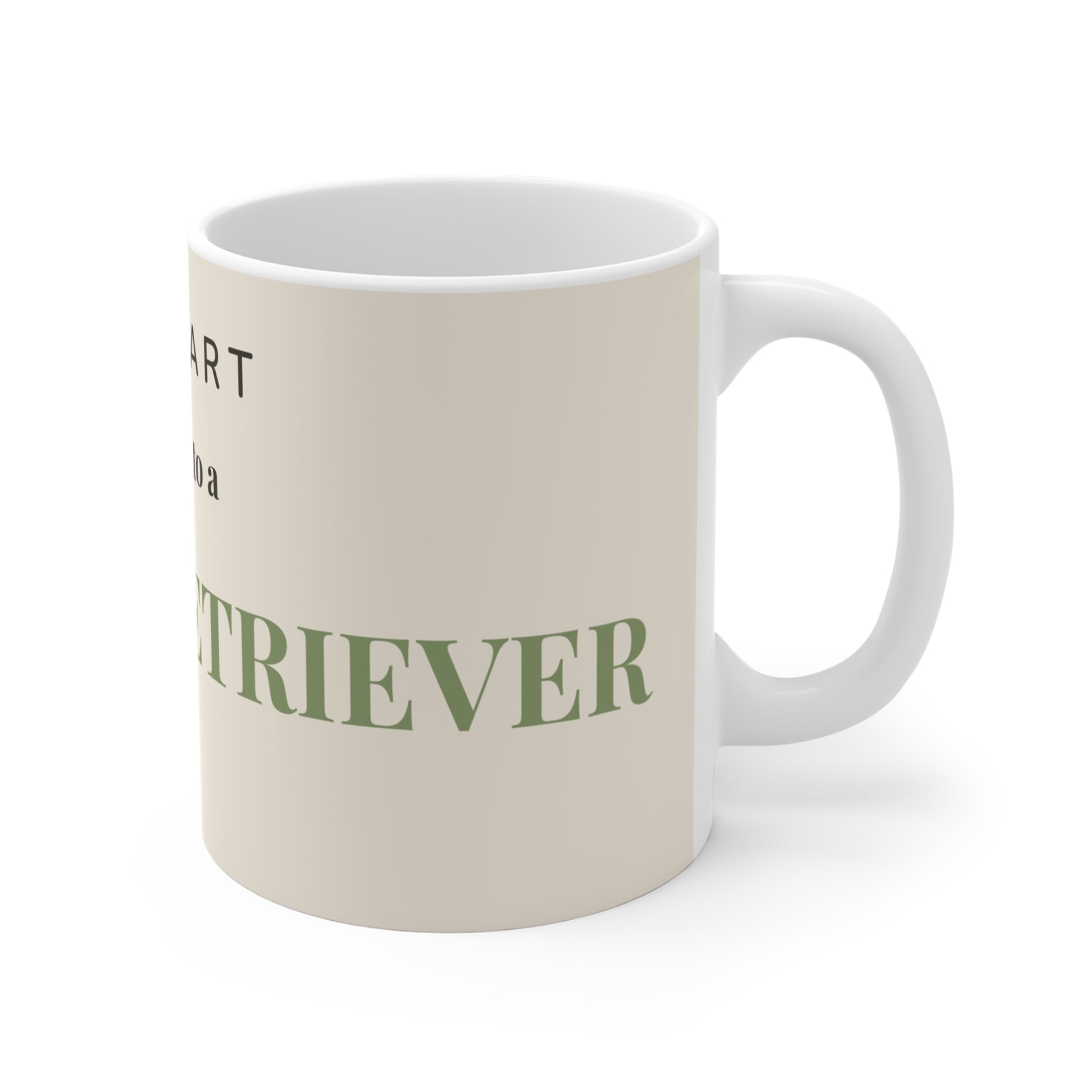 Golden Retriever Mug — My heart belongs to a Golden Retriever