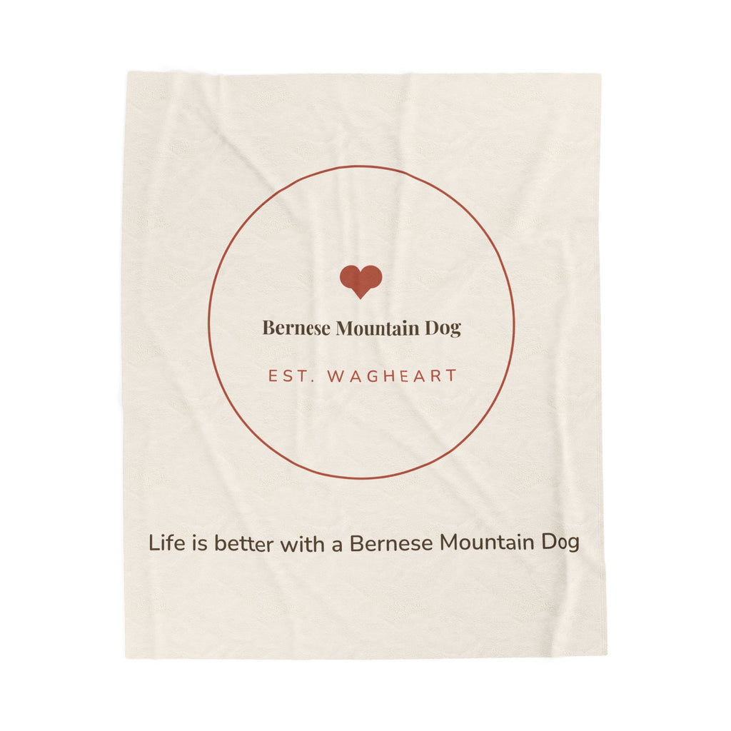 Bernese Mountain Dog Cozy Blanket — Life is better with a Bernese Mountain Dog