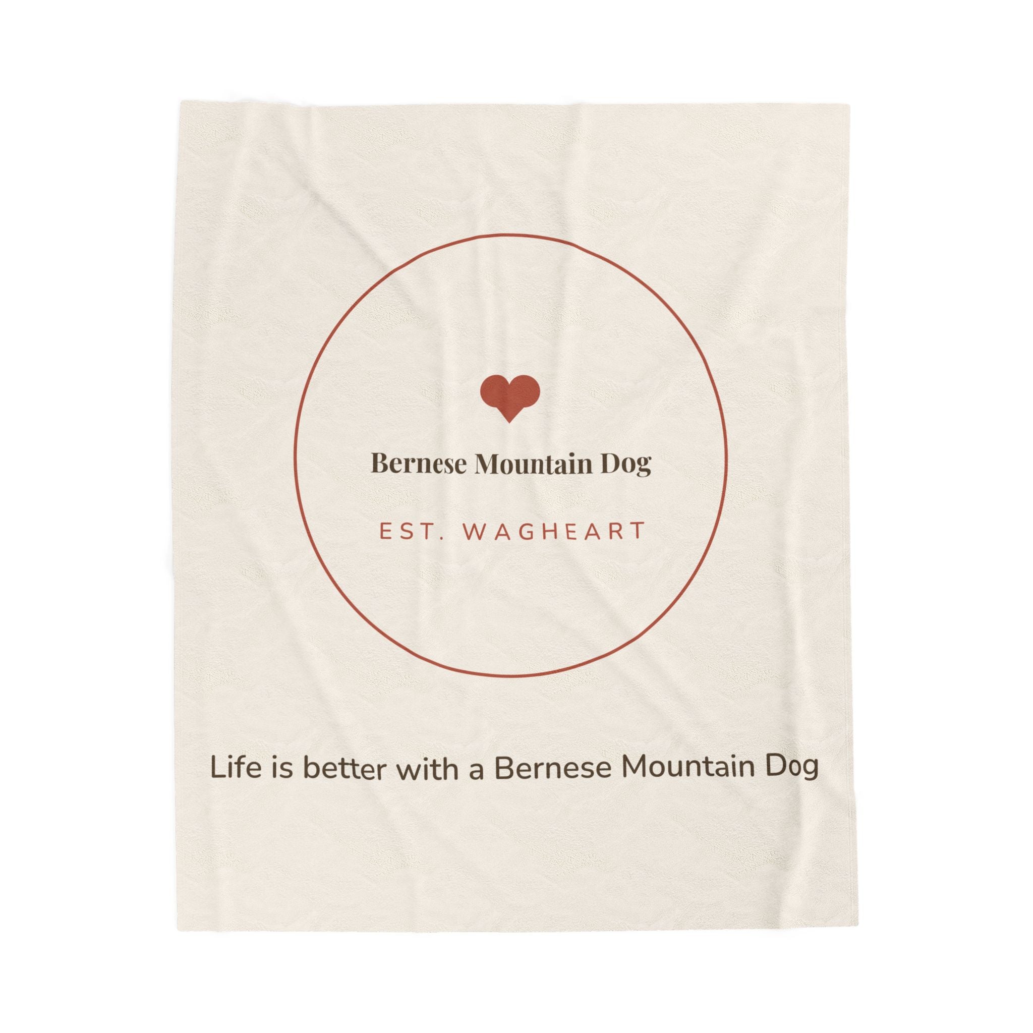 Bernese Mountain Dog Cozy Blanket — Life is better with a Bernese Mountain Dog