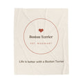 Boston Terrier Cozy Blanket — Life is better with a Boston Terrier