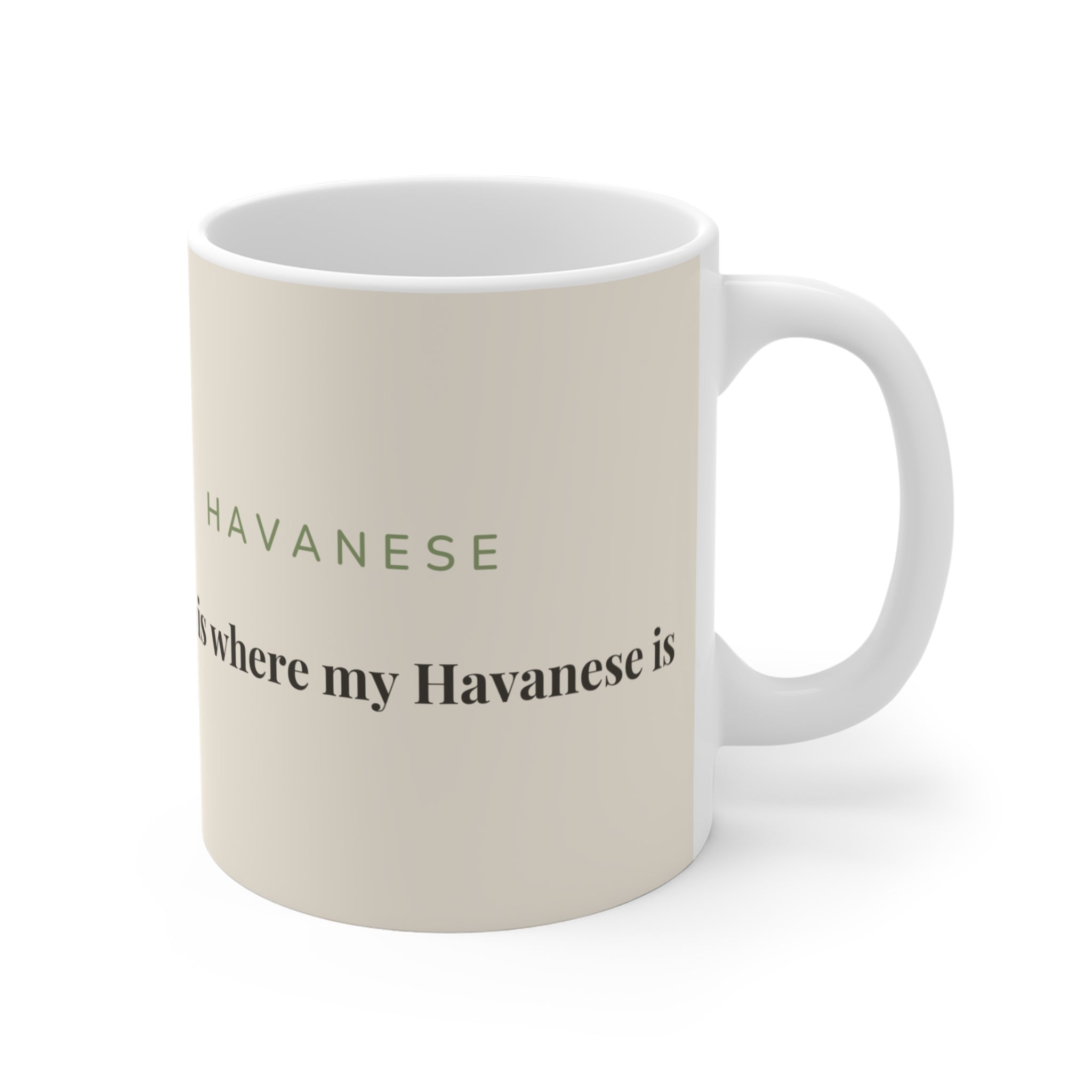 Havanese Mug — Home is where my Havanese is