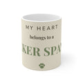 Cocker Spaniel Mug — My heart belongs to a Cocker Spaniel