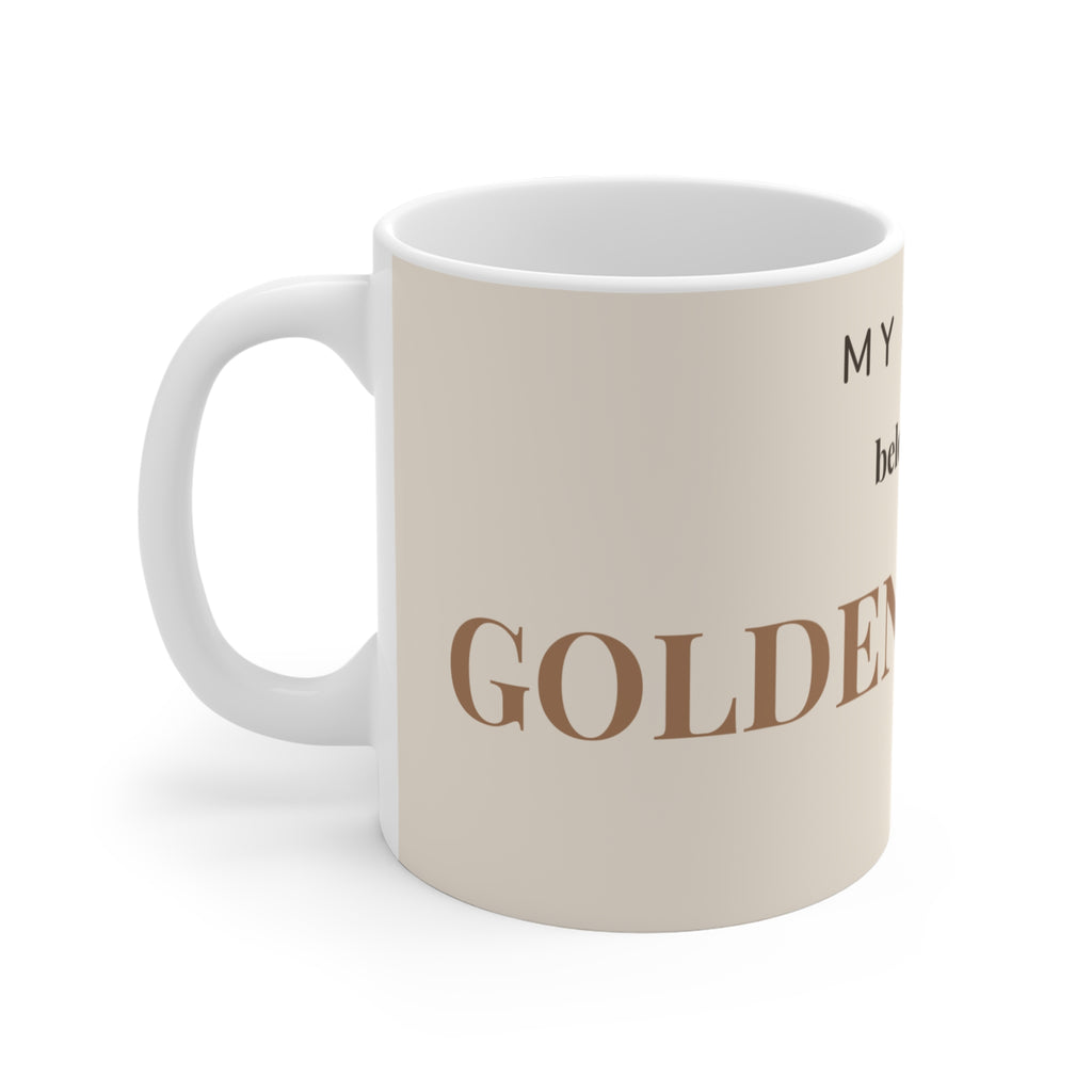 Golden Doodle Mug — My heart belongs to a Golden Doodle