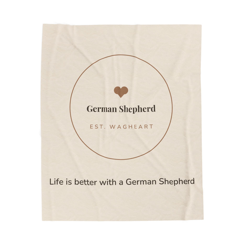 German Shepherd Cozy Blanket — Life is better with a German Shepherd