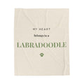 Labradoodle Cozy Blanket — My heart belongs to a Labradoodle