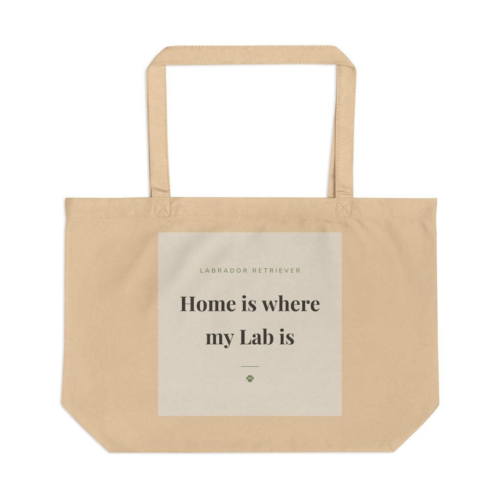 Labrador Retriever Tote Bag — Home is where my Lab is
