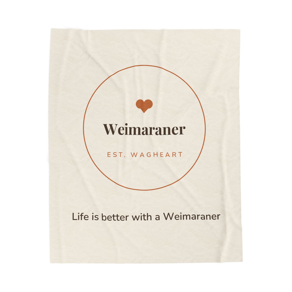 Weimaraner Cozy Blanket — Life is better with a Weimaraner