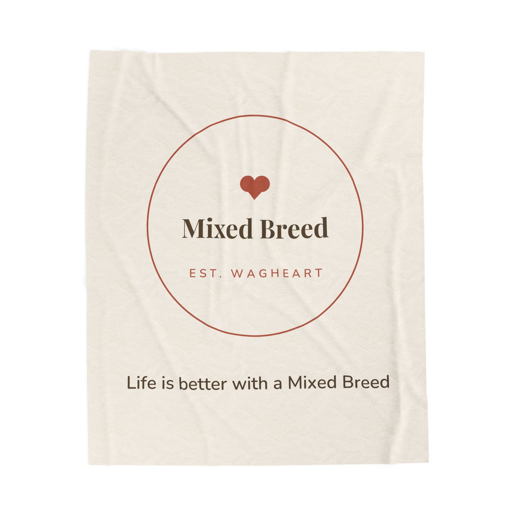 Mixed Breed Cozy Blanket — Life is better with a Mixed Breed