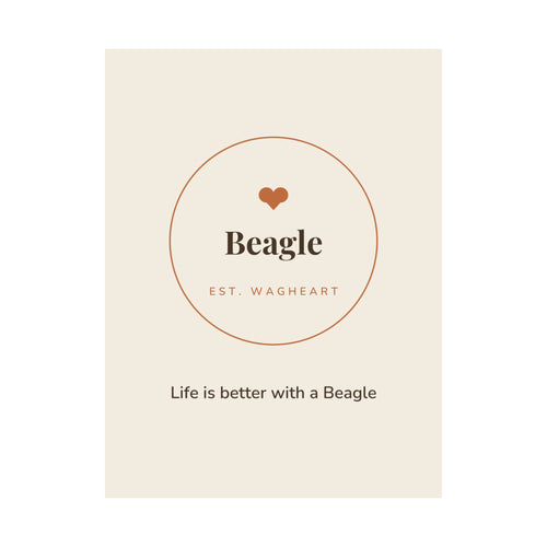 Beagle Art Print — Life is better with a Beagle