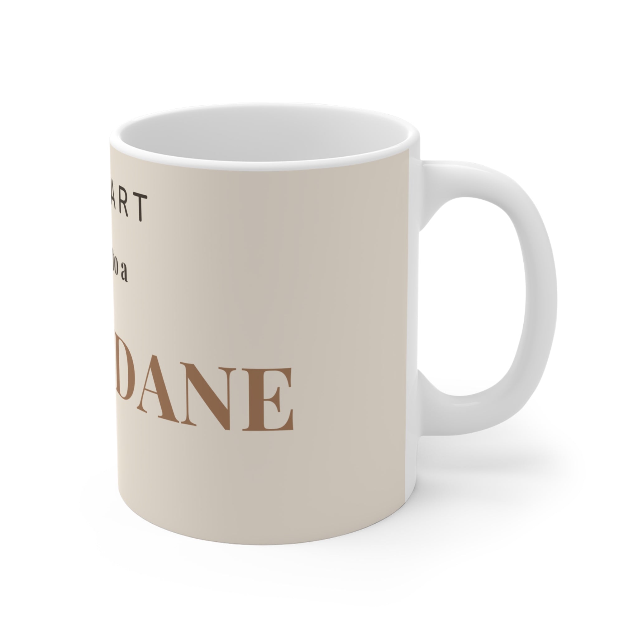 Great Dane Mug — My heart belongs to a Great Dane