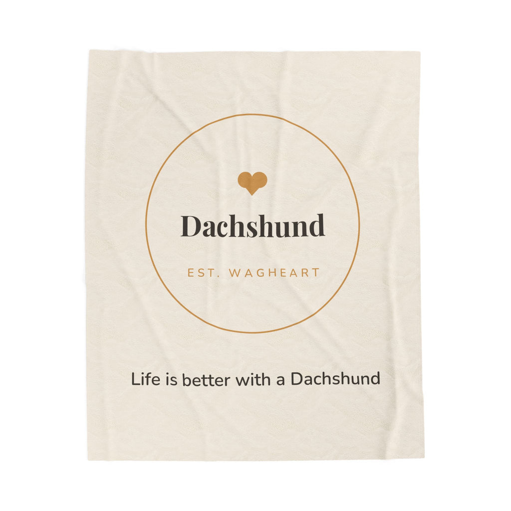 Dachshund Cozy Blanket — Life is better with a Dachshund