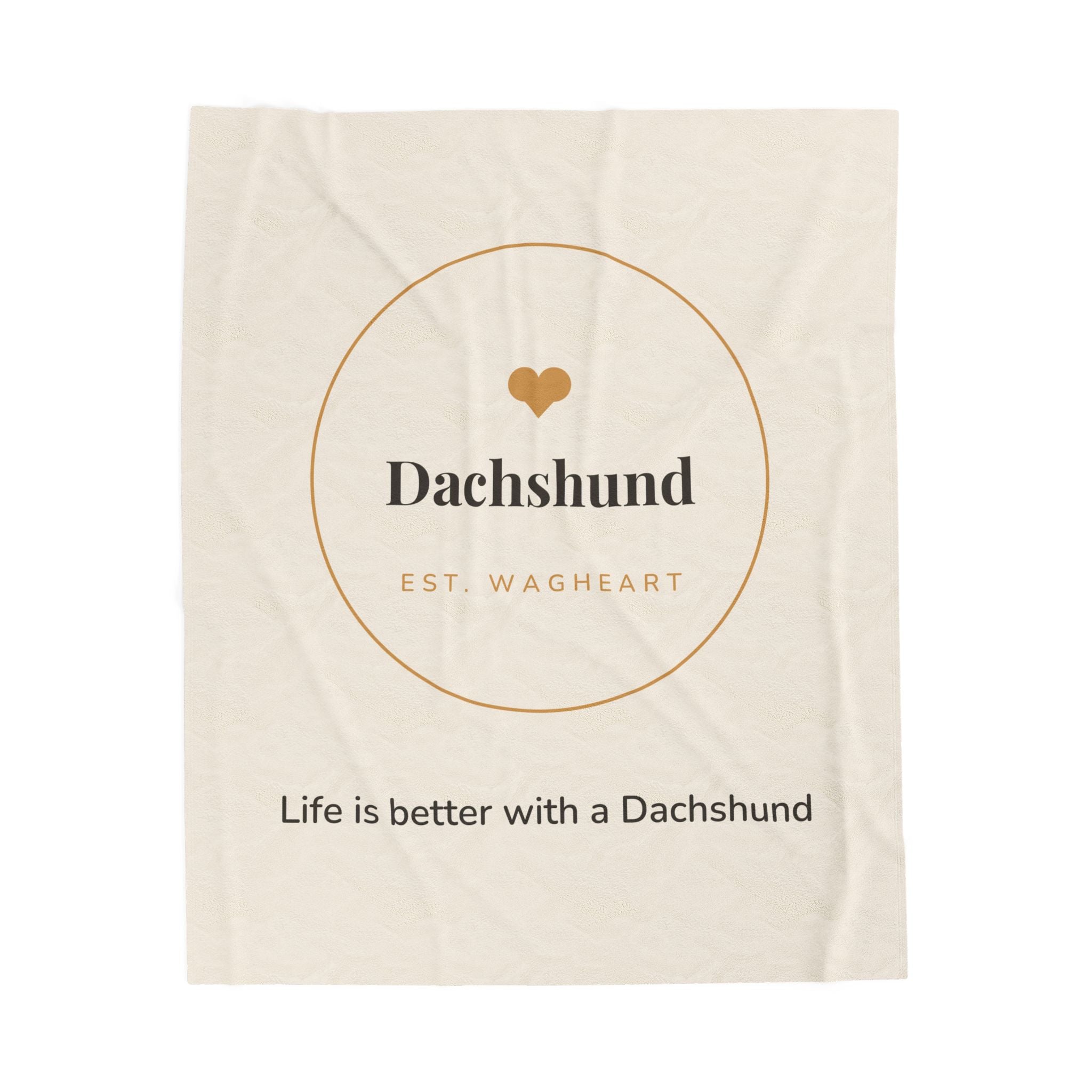 Dachshund Cozy Blanket — Life is better with a Dachshund