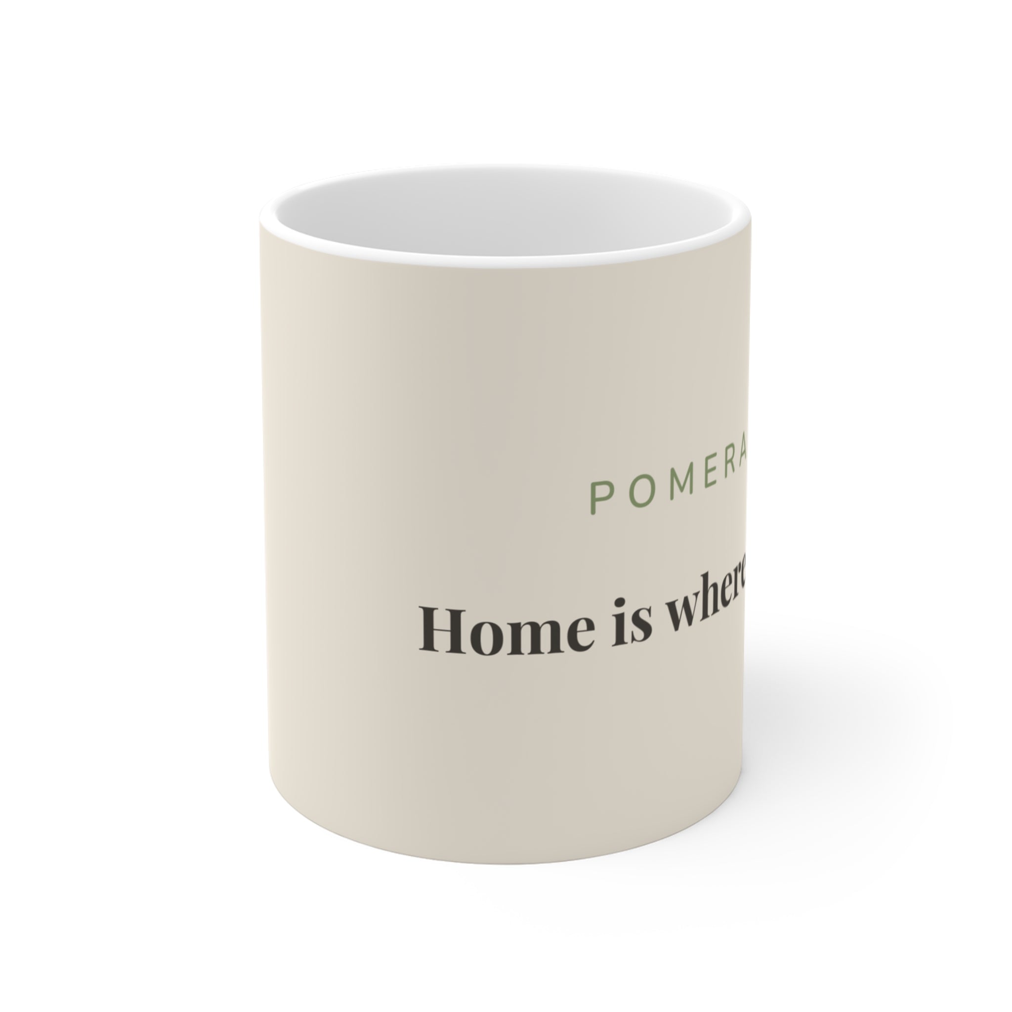 Pomeranian Mug — Home is where my Pom is