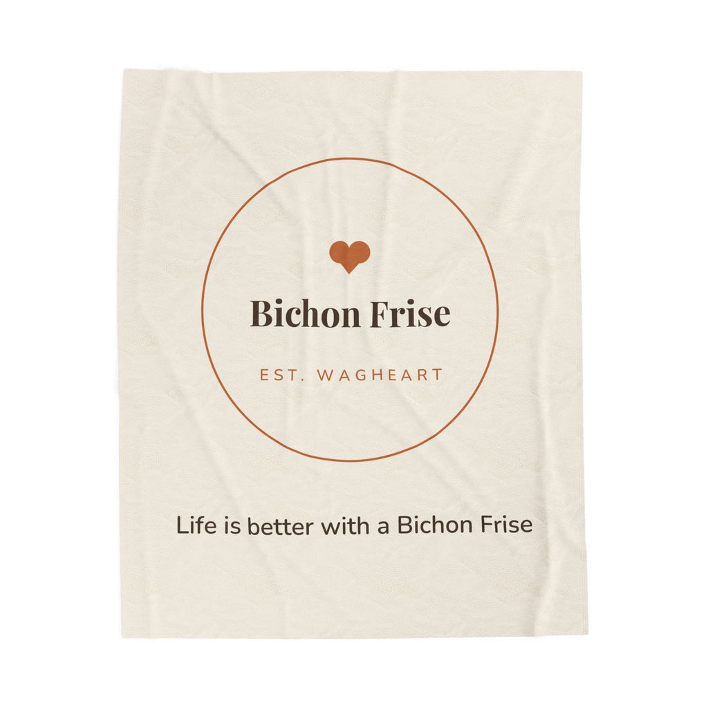 Bichon Frise Cozy Blanket — Life is better with a Bichon Frise