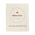 Bichon Frise Cozy Blanket — Life is better with a Bichon Frise