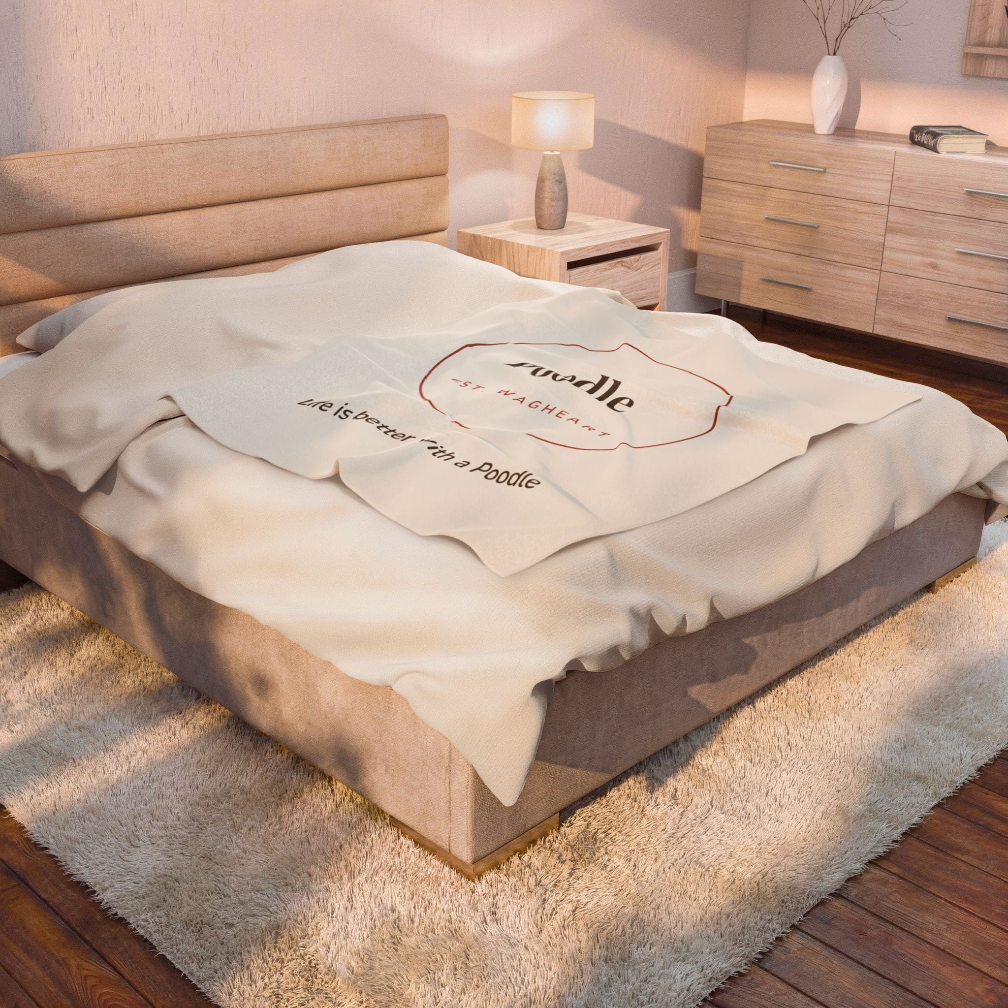 Poodle Cozy Blanket — Life is better with a Poodle