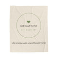 Jack Russell Terrier Cozy Blanket — Life is better with a Jack Russell Terrier