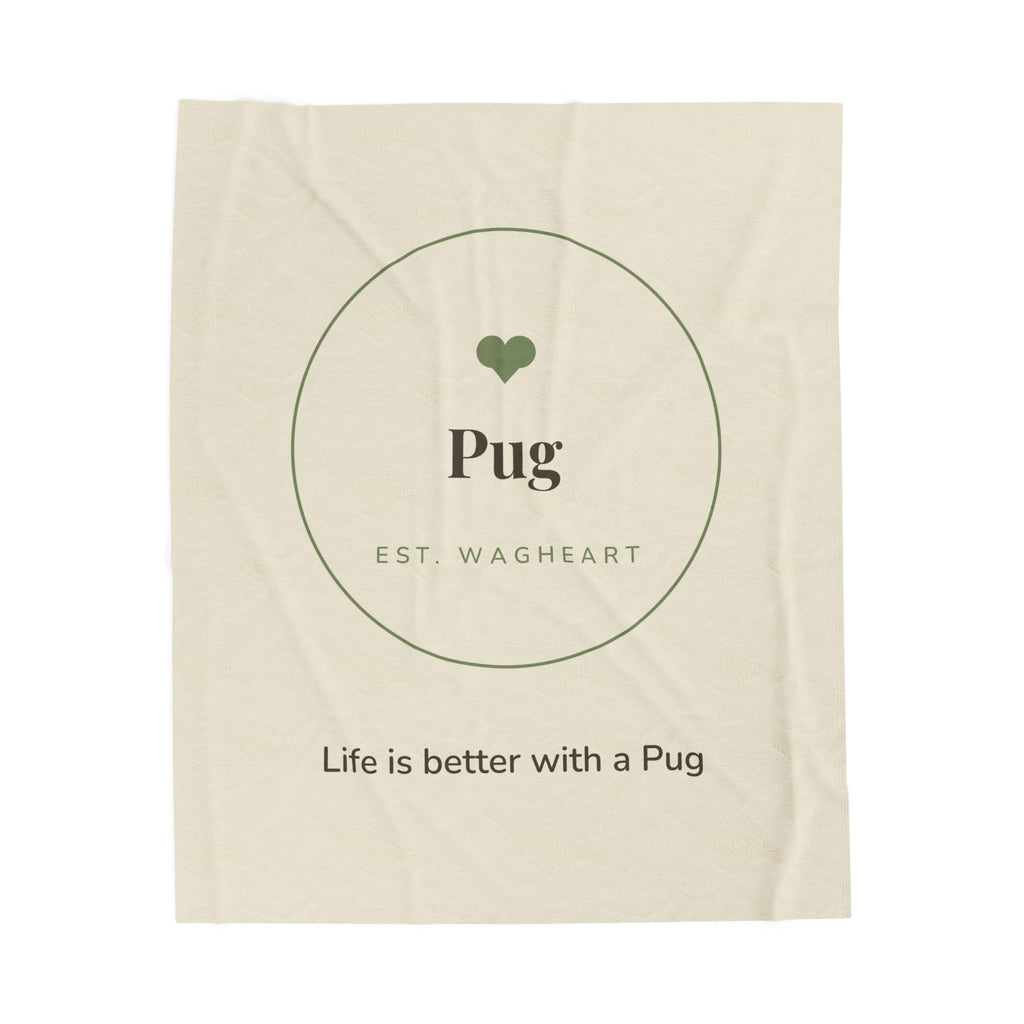 Pug Cozy Blanket — Life is better with a Pug