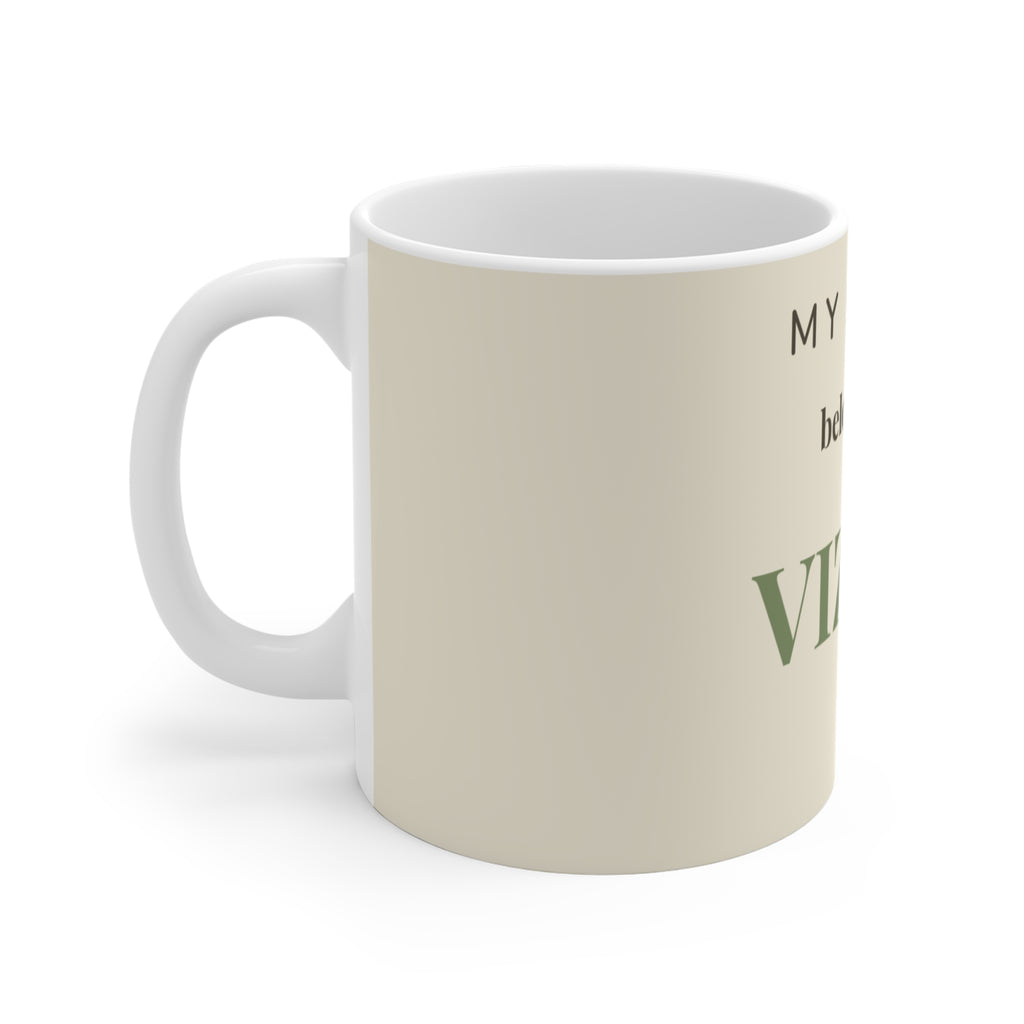 Vizsla Mug — My heart belongs to a Vizsla