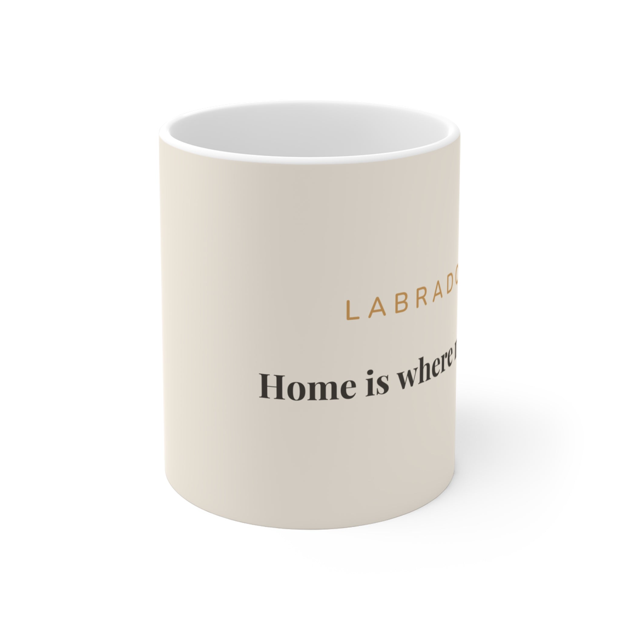 Labradoodle Mug — Home is where my Doodle is