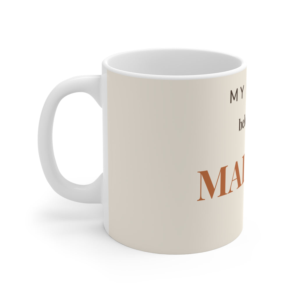 Maltese Mug — My heart belongs to a Maltese