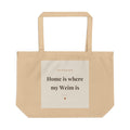Weimaraner Tote Bag — Home is where my Weim is