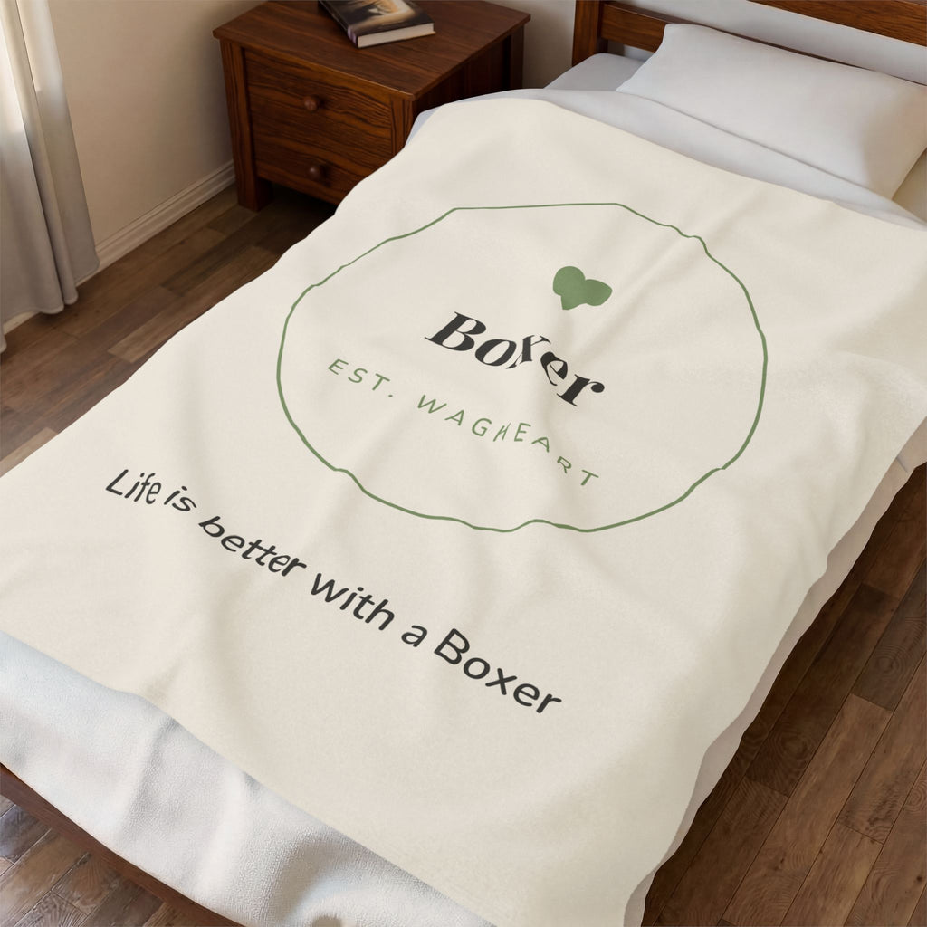 Boxer Cozy Blanket — Life is better with a Boxer