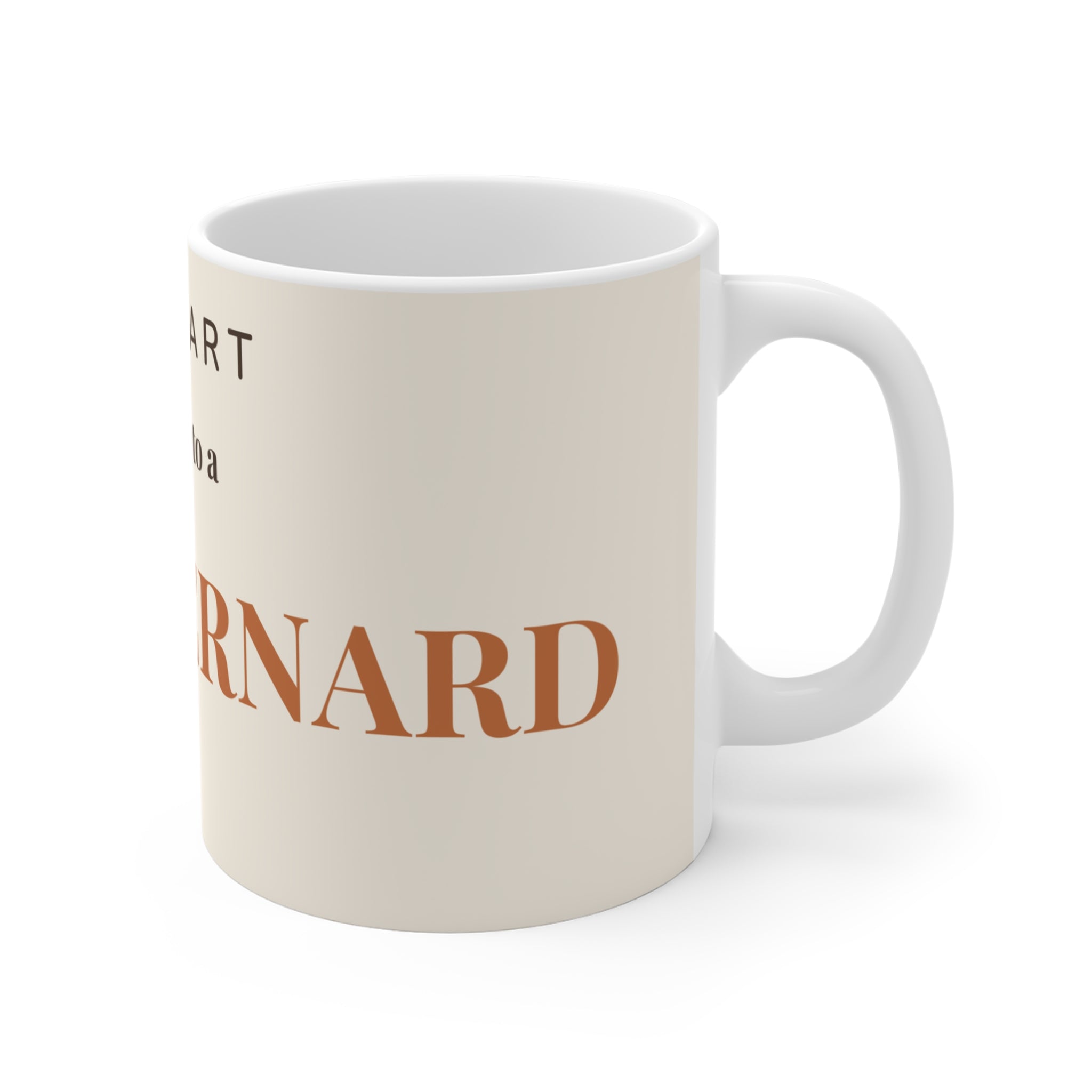 Saint Bernard Mug — My heart belongs to a Saint Bernard
