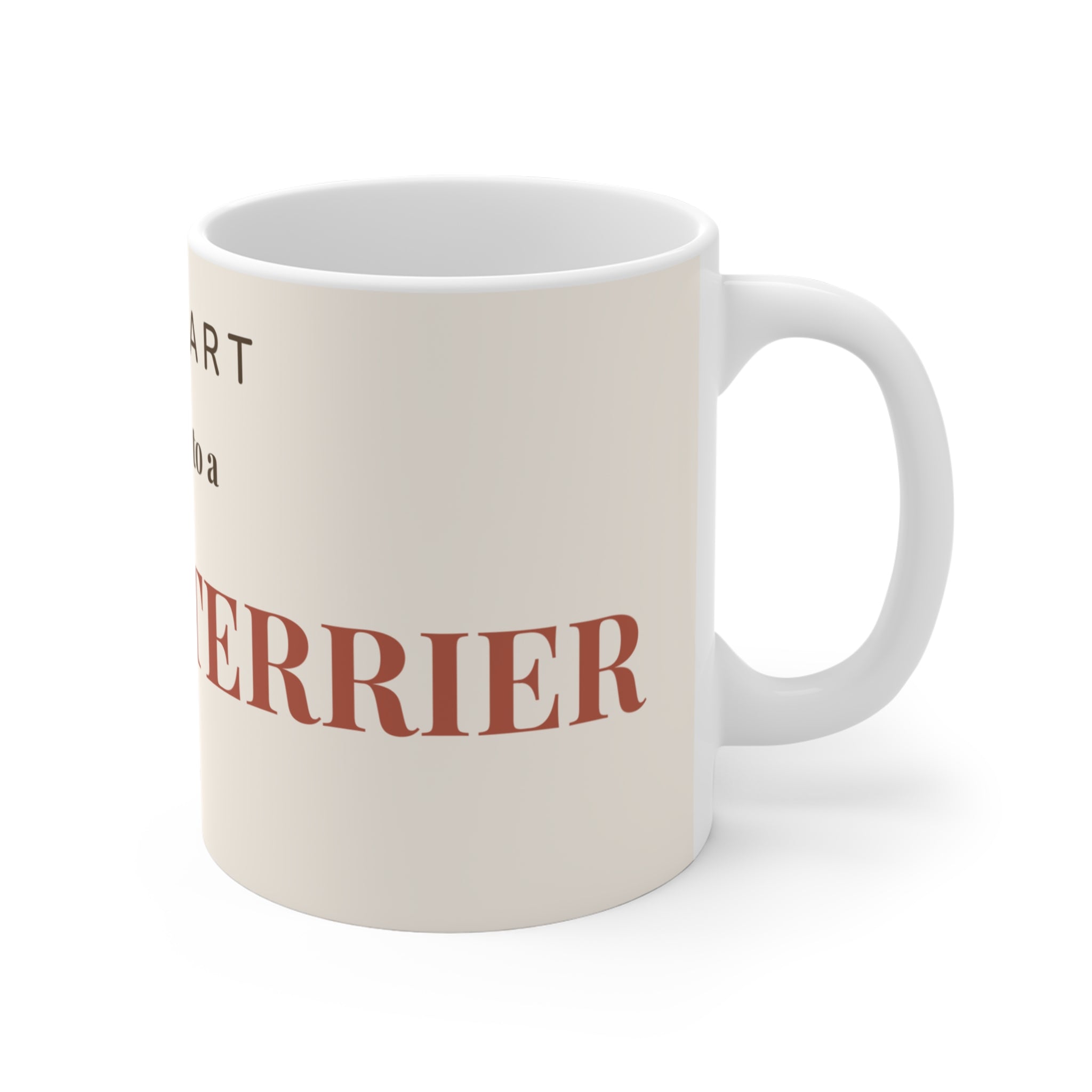 Boston Terrier Mug — My heart belongs to a Boston Terrier
