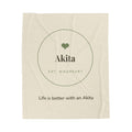 Akita Cozy Blanket — Life is better with an Akita