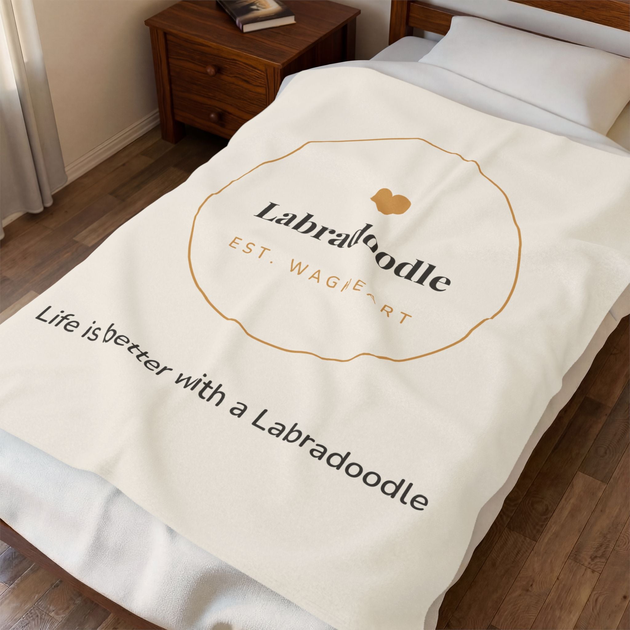 Labradoodle Cozy Blanket — Life is better with a Labradoodle