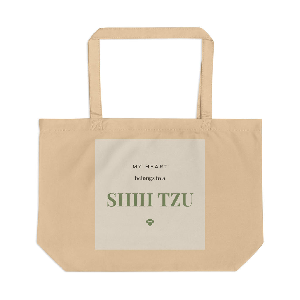 Shih Tzu Tote Bag — My heart belongs to a Shih Tzu