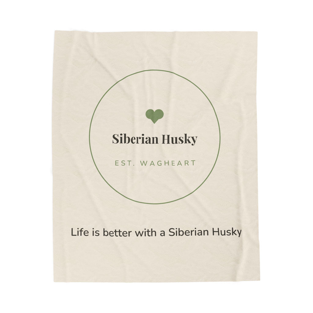 Siberian Husky Cozy Blanket — Life is better with a Siberian Husky