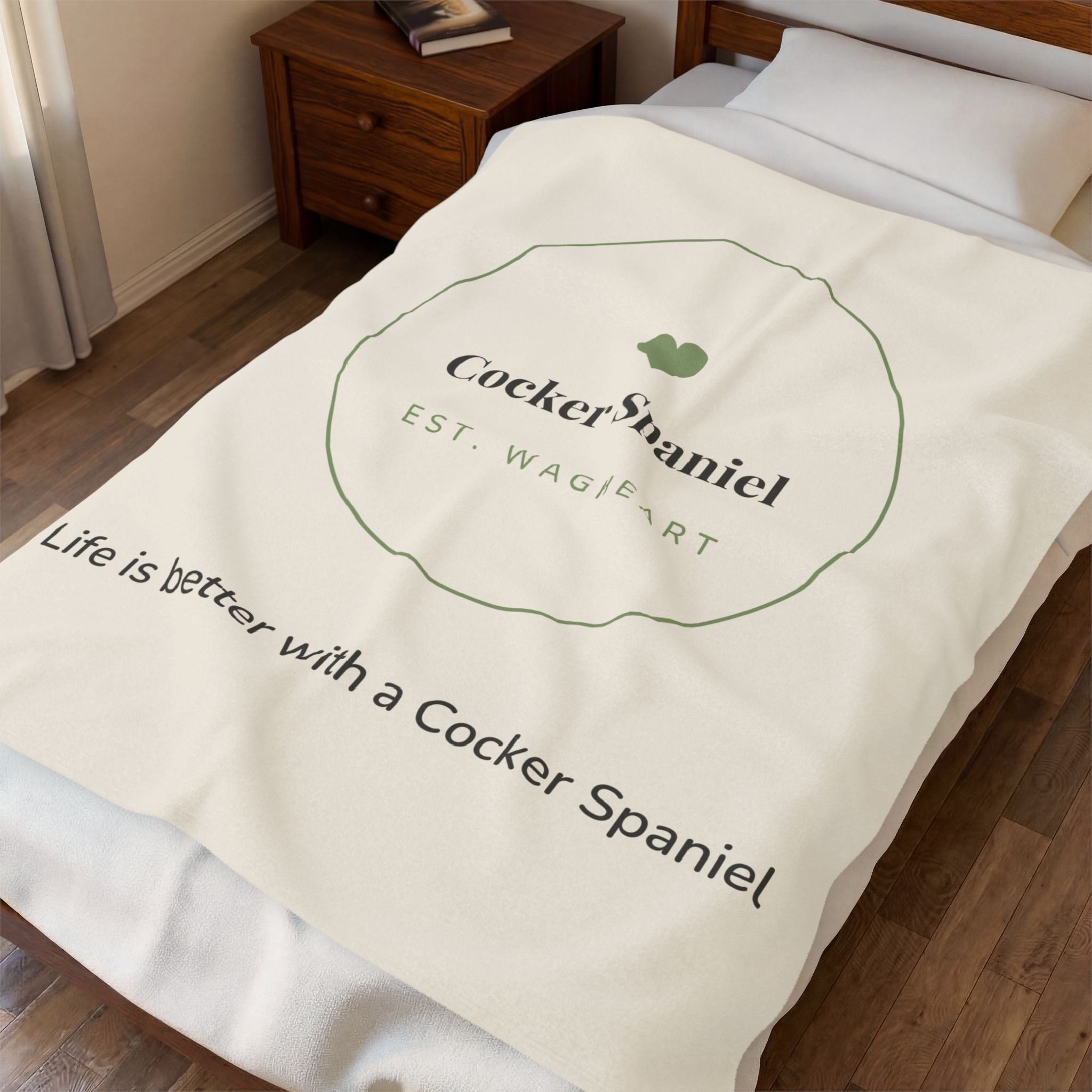 Cocker Spaniel Cozy Blanket — Life is better with a Cocker Spaniel