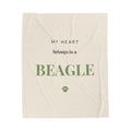 Beagle Cozy Blanket — My heart belongs to a Beagle