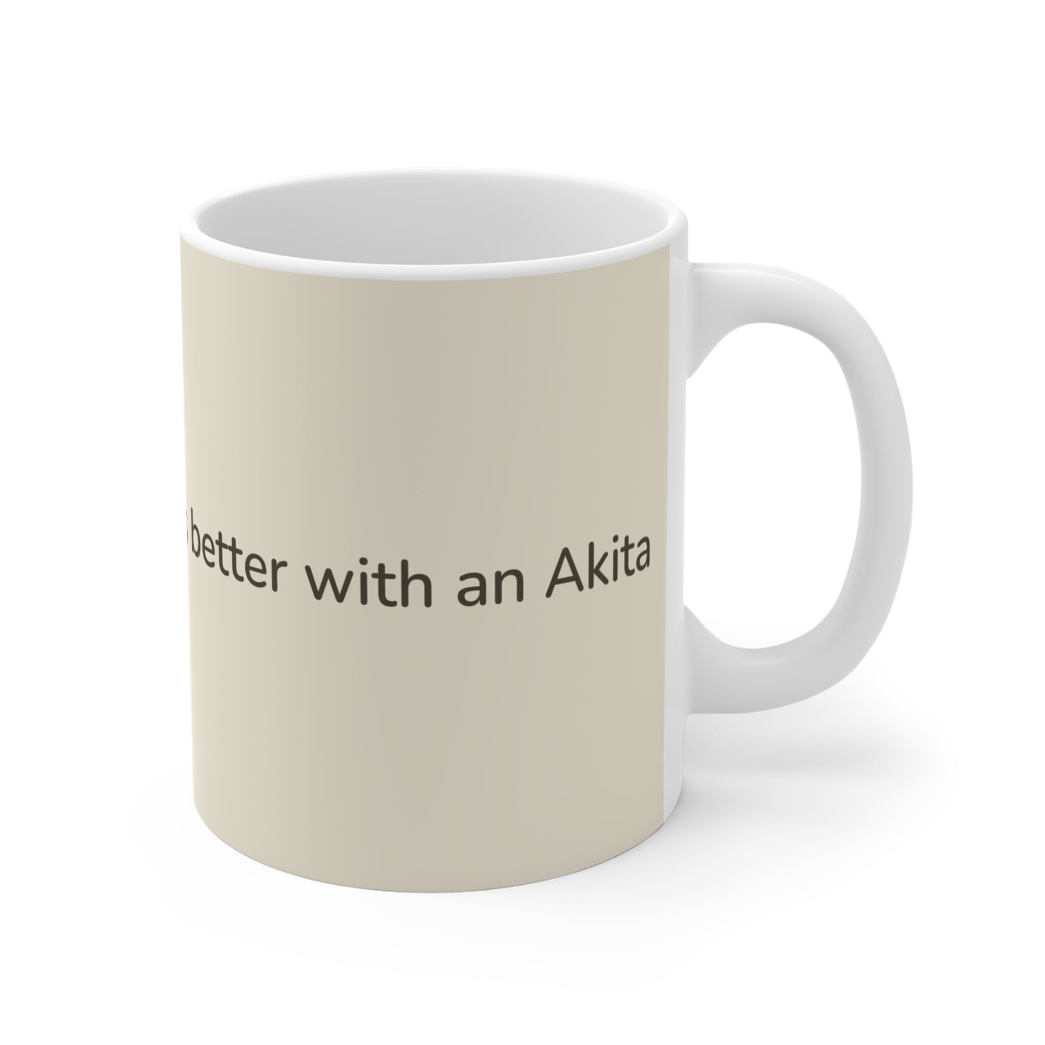 Akita Mug — Life is better with an Akita