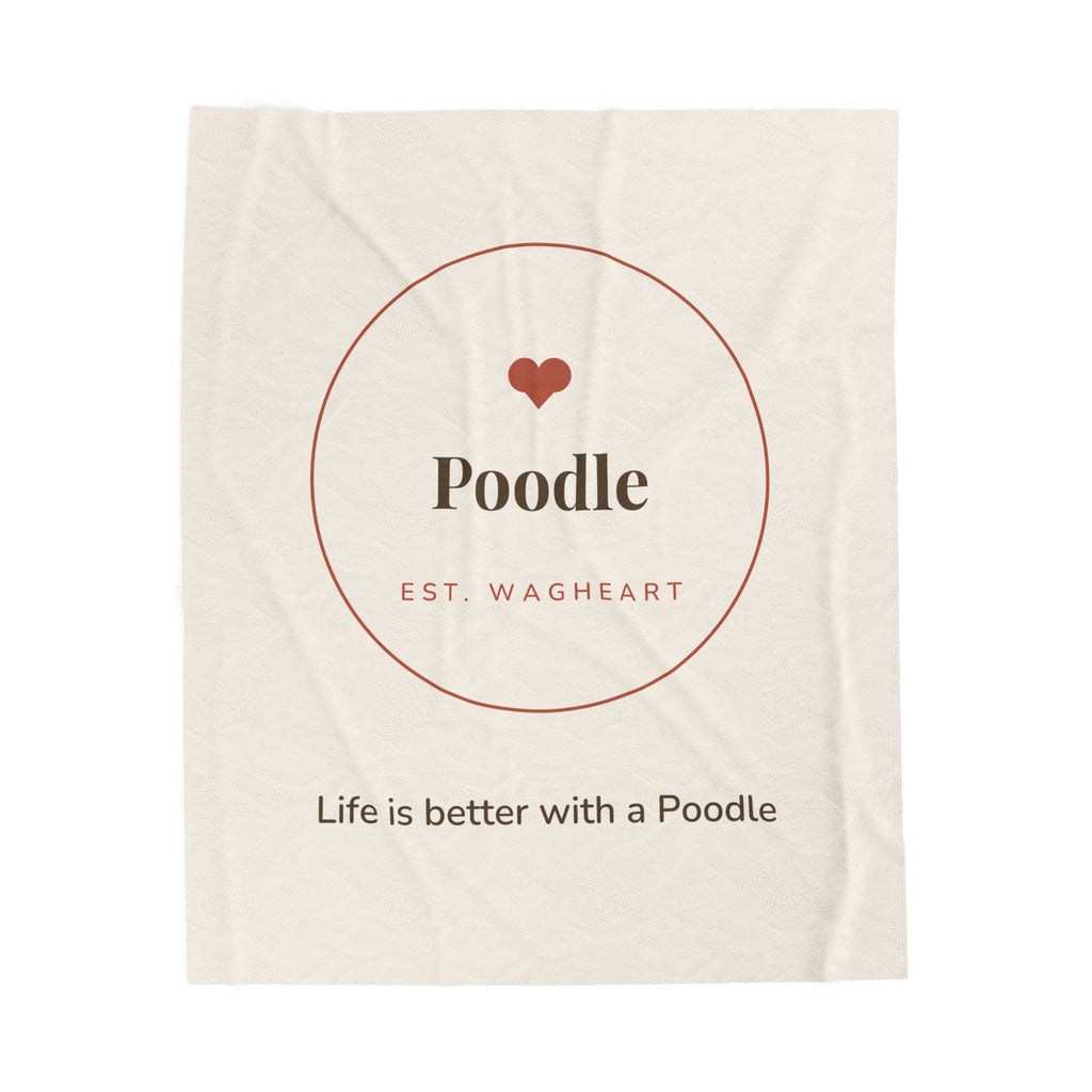 Poodle Cozy Blanket — Life is better with a Poodle